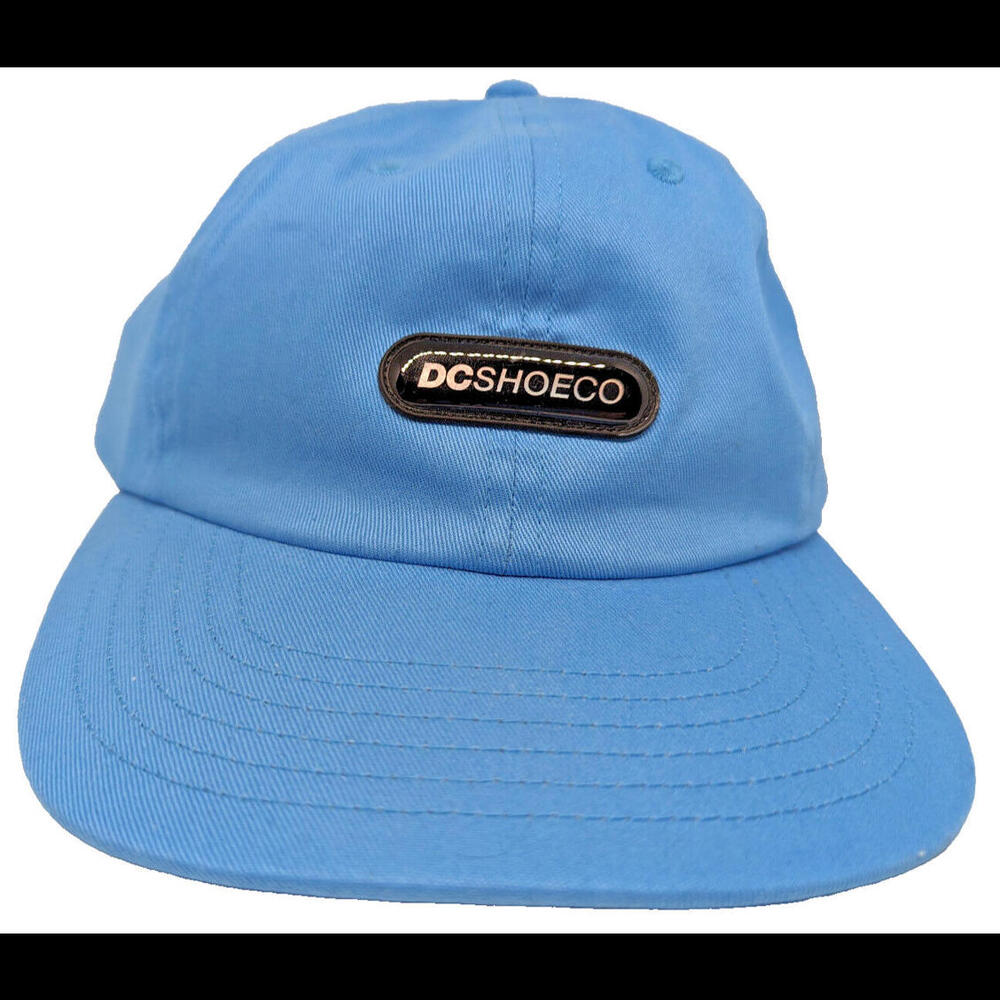 DC Shoe Co Baby Blue Hat Athletic Skateboard Footwear Apparel Cotton